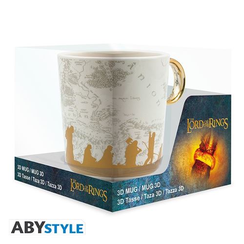 Caneca 3D The Lord of the Rings: One Ring 460ml - ABYstyle Online Sale