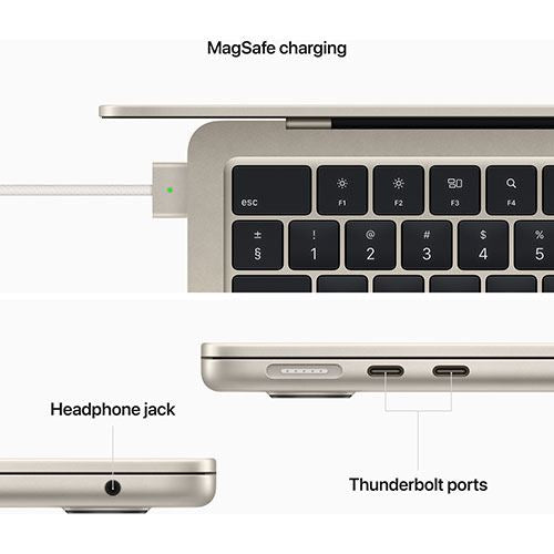 MacBook Air 13   | 2022 | M2 | 8GB | 2TB SSD | GPU 10-Core | AC USB-C 67 W | Luz das Estrelas Online